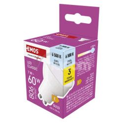 LED iarovka Classic MR16 / GU10 / 7 W  (60 W) / 806 lm / Studen biela ZQ8E44