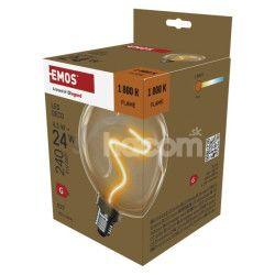 LED iarovka DECO CG125A / E27 / 4,5 W (24 W) / 240 lm / flame Z50B11