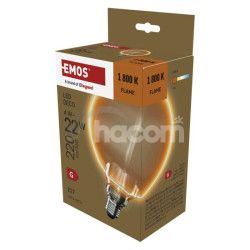 LED iarovka DECO G130OA / E27 / 4 W (22 W) / 220 lm / flame Z5BO11