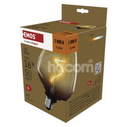 LED iarovka DECO S123 / E27 / 4 W (16 W) / 150 lm / flame Z59G01
