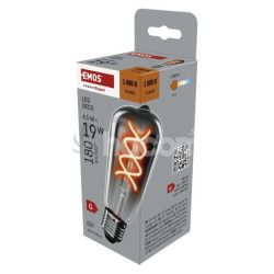 LED iarovka DECO SMOKED ST64 / E27 / 4,5 W (19 W) / 180 lm / flame Z57311