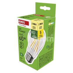 LED iarovka Filament A60 A CLASS/ E27 / 3,8 W (60 W) / 806 lm / tepl biela ZF5147