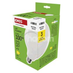 LED iarovka Filament G125 / E27 / 11 W (100 W) / 1521 lm / Neutrlna biela ZF2D63