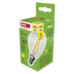 LED iarovka Filament Mini Globe / E14 / 1,8 W (25 W) / 250 lm / Tepl biela ZF1D02