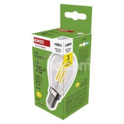 LED iarovka Filament Mini Globe  / E14 / 7 W (75 W) / 1055 lm / neutrlna biela ZF1D53