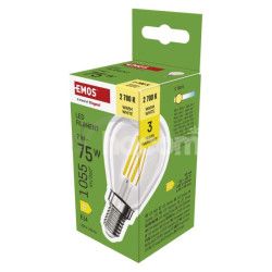 LED iarovka Filament Mini Globe  / E14 / 7 W (75 W) / 1055 lm / tepl biela ZF1D52