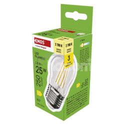 LED iarovka Filament Mini Globe / E27 / 1,8 W (25 W) / 250 lm / Tepl biela ZF6D02