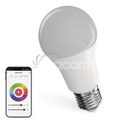 LED iarovka GoSmart A60 / E27 / 11 W (75 W) / 1 050 lm / RGB / stmievaten / Zigbee ZQZ515R