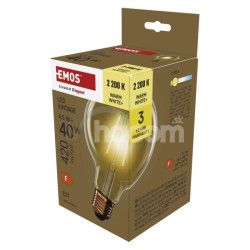 LED iarovka Vintage G95 / E27 / 4,5 W (40 W) / 420 lm / Tepl biela Z52032