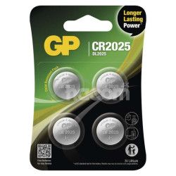 L�tiov� gomb�kov� bat�ria GP CR2025, 4 ks 4ks B15254