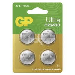 L�tiov� gomb�kov� bat�ria GP Ultra CR2430, 4 ks 4ks B32304