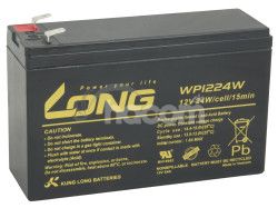LONG batria 12V 6Ah F2 HighRate (WP1224W) PBLO-12V006-F2AH