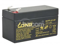 LONG batéria 12V 1,2Ah F1 (WP1.2-12) PBLO-12V001,2-F1A