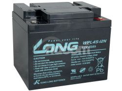 LONG batria 12V 45Ah M6 LongLife 12 rokov (WPL45-12N) PBLO-12V045-F8AL