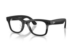 Meta Ray-Ban Gen2 Wayfarer, Matte Black, Clear (Large) RW4012 601SSB53
