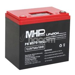 MHPower MS75-12(L) Litium bat�ria LiFePO4 12V/75A MS75-12(L)