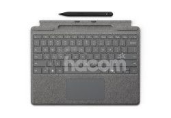 Microsoft Surface Pre Keyboard + Slim Pen 2 Bundle (Platinum), Commercial, ENG 8X8-00185