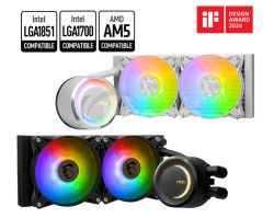 MSI vodn chladi CPU MAG CORELIQUID E240 WHITE 306-7ZW5E21-C24