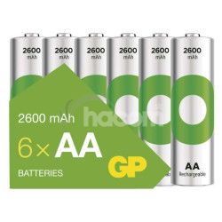 Nab�jacia bat�ria GP ReCyko 2600 (AA) 6 ks 6ks B2527V