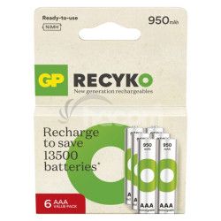 Nabjacia batria GP ReCyko 950 (AAA) 6 ks 6ks B2511V