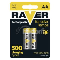 Nabjacia batria RAVER SOLAR 600 mAh HR6 (AA) 2ks B7426