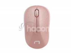 NATEC bezdrôtová optická myš TOUCAN 1600 DPI, pink NMY-1652