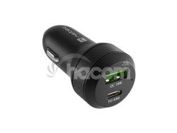 Natec nabjaka do auta CONEY, 1XUSB, 1XUSB-C, 48W NUC-1980