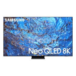 Neo QLED TV SAMSUNG, 249 cm, 4K, 2x DVB-T2/C/S2, Mini LED, Multiview, Ambient, WiFi, TM2360E solar, en.tr. G, silver QE98QN990C