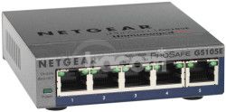 NETGEAR 5xGb Plus Switch, web monit.GS105E GS105E-200PES