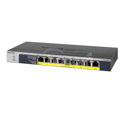 NETGEAR 8-port 10/100/1000Mbps Gigabit Ethernet, Flexible PoE, GS108PP GS108PP-100EUS