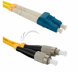 Optick duplex patch 9/125 G657 LC/PC-FC/PC 2m, OS2 10914