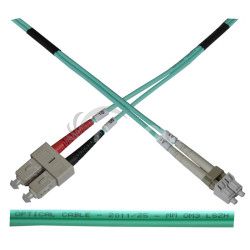 Optick patch kbel duplex LC-SC 50/125 MM 15m OM3