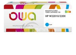 OWA Armor toner kompatibiln HP W2201X, 220X, 5500st, modr/cyan K16557OW