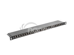 PATCH PANEL 24 PORTOV 0,5U 19" CAT.5E FTP TIENE PPS5-0024-B