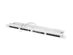 PATCH PANEL 24 PORTOV 0,5 U 19?? CAT.5E UTP �ED� LAN PPU5-0024-S