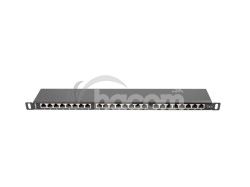 PATCH PANEL 24 PORTOV 0,5U 19" CAT.6 FTP TIENEN� � PPS6-0024-B
