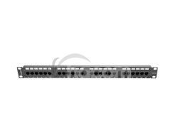 PATCH PANEL 24 PORTOV 1U 19" CAT.5E UTP �IERNY LANB PPU5-1024-B