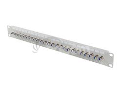 PATCH PANEL 24 PORTOV 1U S KONEKTOROM TYPU F �ED� LANBERG PPRF-R624-S