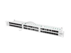 PATCH PANEL 48 PORTOV 1U 19" CAT.6 UTP �ED� LANBERG PPU6-1048-S