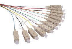 Pigtail 50/125 SCupc MM OM3 1,5m balenie 12ks farby 70222193