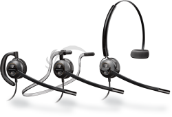 Plantronics EncorePro HW540, Monaural Headset, Noise-Cancelling 88828-02