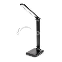 Platinet PDL194B stoln LED lampa Remus 5W stmievaten, dotykov ovldanie, USB port, ierna PLADLL194N