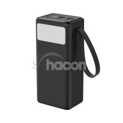 Platinet Powerbanka 40000 mAh 65W Power Delivery, 2xUSB-C, 2xUSB-A, k�bel USB-C 1m, �ierna PLAPMPB4065