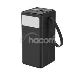 Platinet Powerbanka 60000 mAh 65W Power Delivery, 2xUSB-C, 2xUSB-A, k�bel USB-C 1m, �ierna PLAPMPB6065