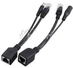 PoE pasvne - sada kblov (injector a splitter) 10000295