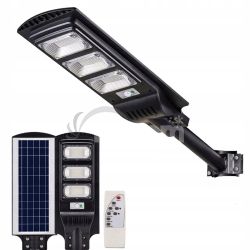 Solrna poulin lampa LED 1200W IP65 s pohybovm senzorom a senzorom smraku,studen biela