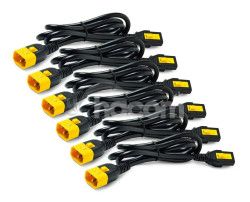 Power Cord Kit (6 ea), Locking, C13 to C14, 1.8m AP8706S-WW