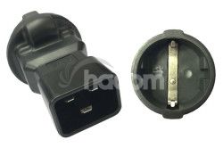 PremiumCord Adaptr IEC C20 M - SCHUKO CEE 7/3 F kpsr-03