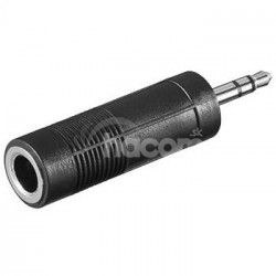 PremiumCord Adaptr stereo jack 3.5 - 6.3 M / F kjr-01