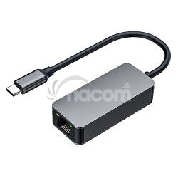 PremiumCord adaptr USB-C -> LAN RJ45 ETHERNET 2,5 G/1000 MBIT Aluminium ku31ether03